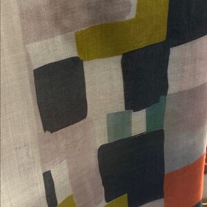 Vintage Marla Wynne Large Geometric Scarf • EUC